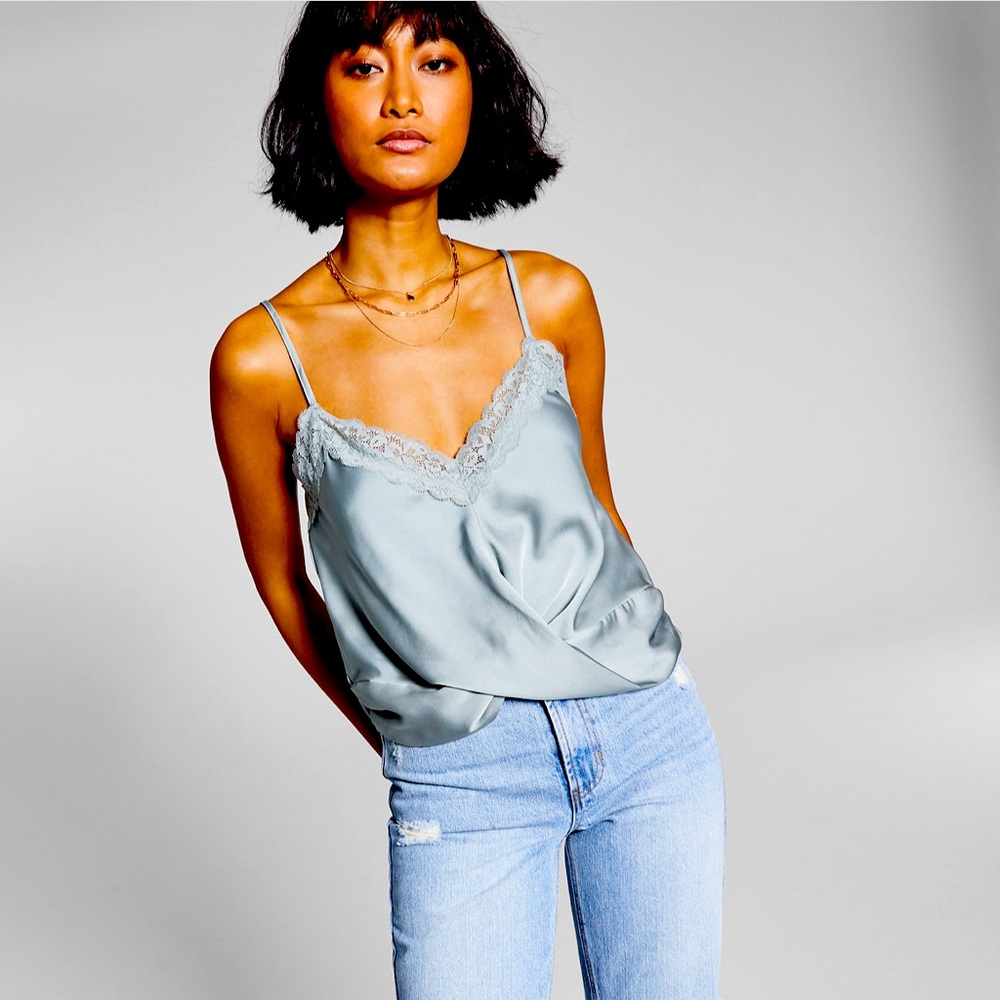 And Now This Twisted Lace-trim Camisole